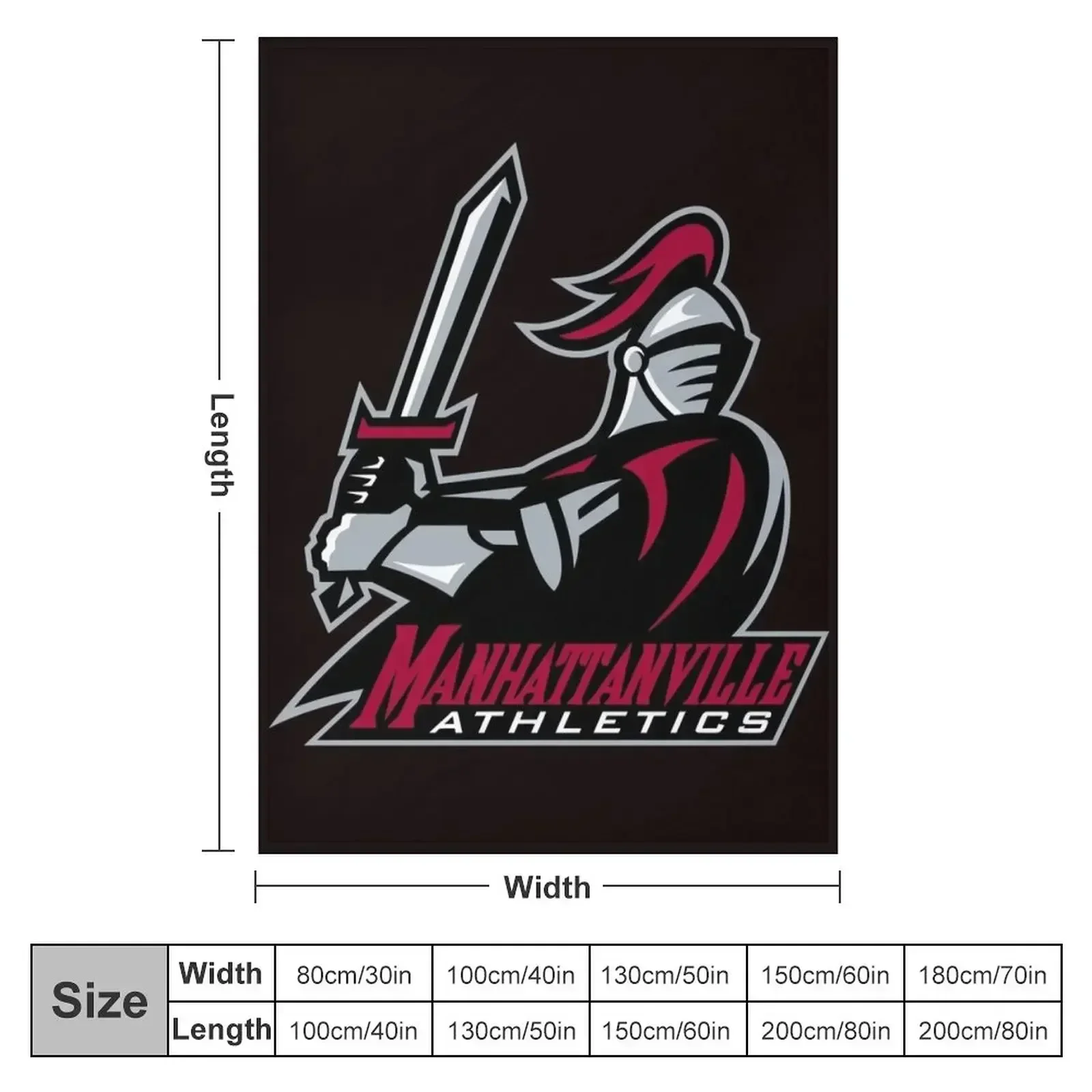 Manhattanville College valiants Throw Blanket Multi-Purpose Luxury Designer warm winter Sofa Blankets