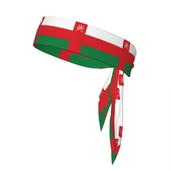 Oman Flag Sweatband Bandanas Hairband Head Tie Sports Headband Hair Accessories