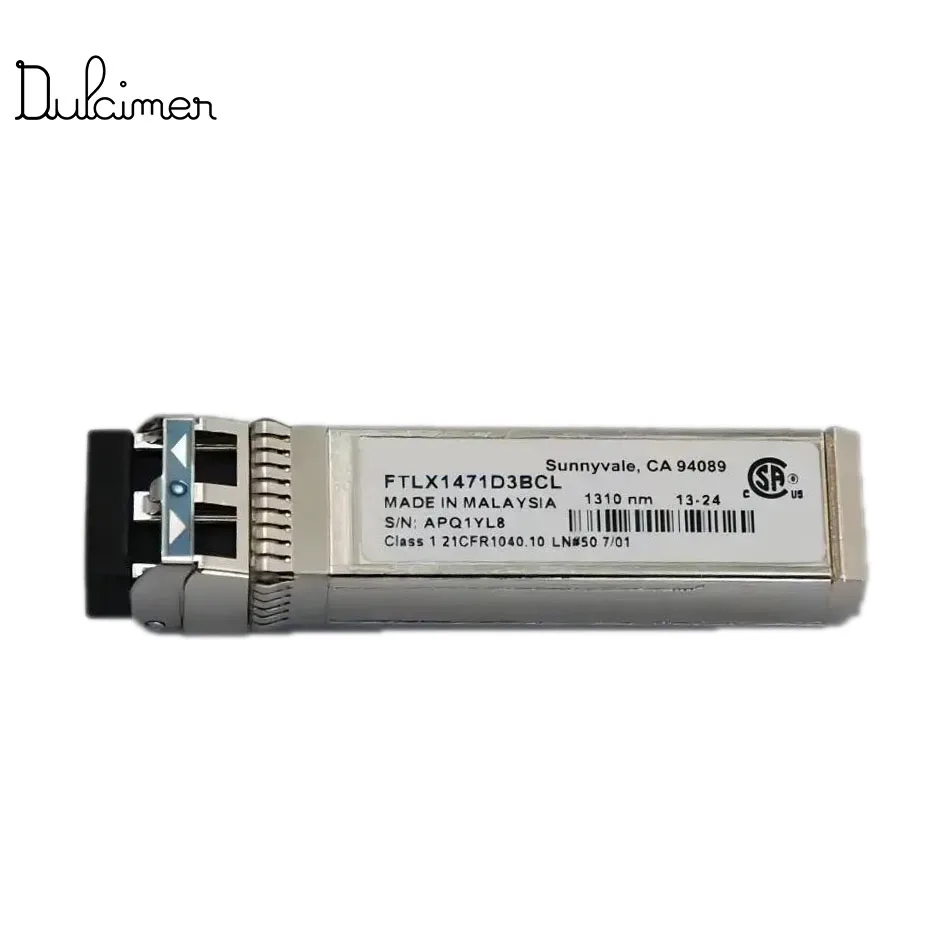 Fini-sar 10GB SINGLE FTLX1471D3BCL SFP MODULE 10GBase-LR SMF SFP+ Transceiver Module (SMF, 1310nm, 10km, LC, DOM)