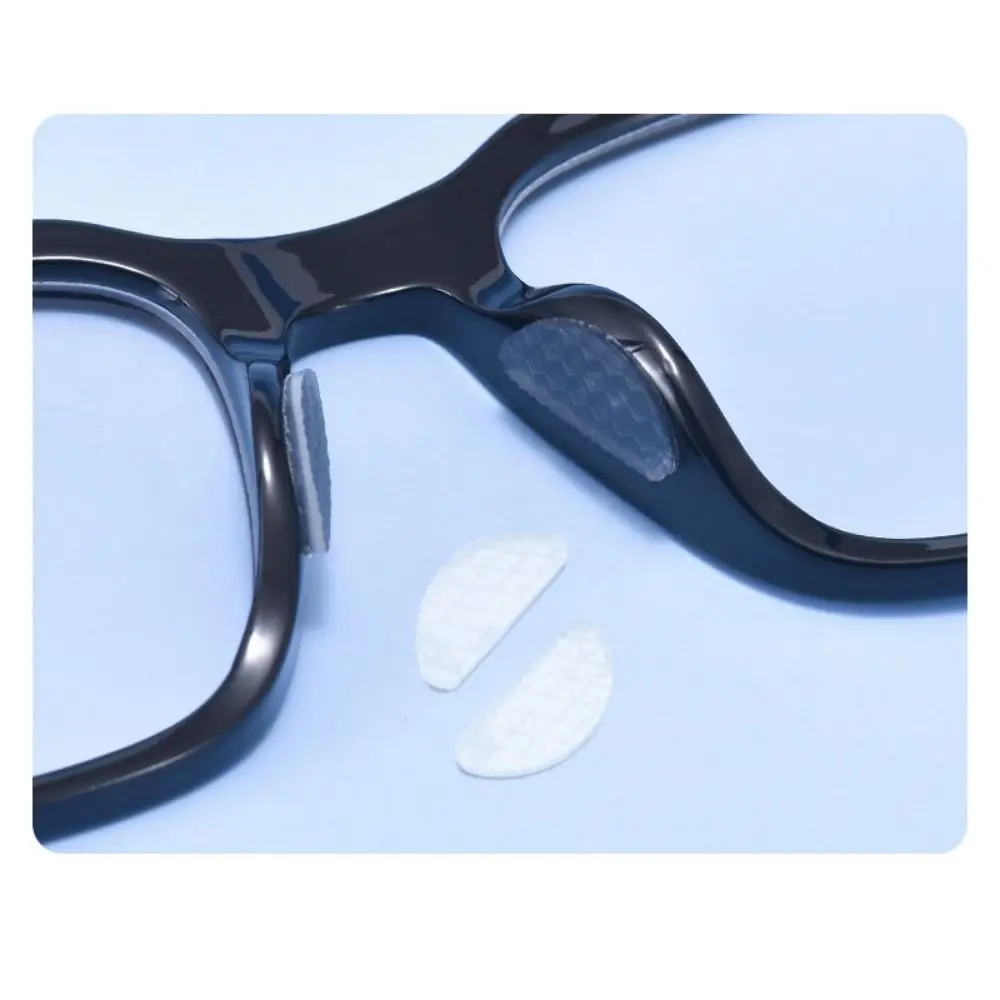 Soft Glasses Nose Pad Non-Slip Silicone Eyeglass Nose Support Self Adhesive Lizard Texture Sunglasses Nose Bridge Patch