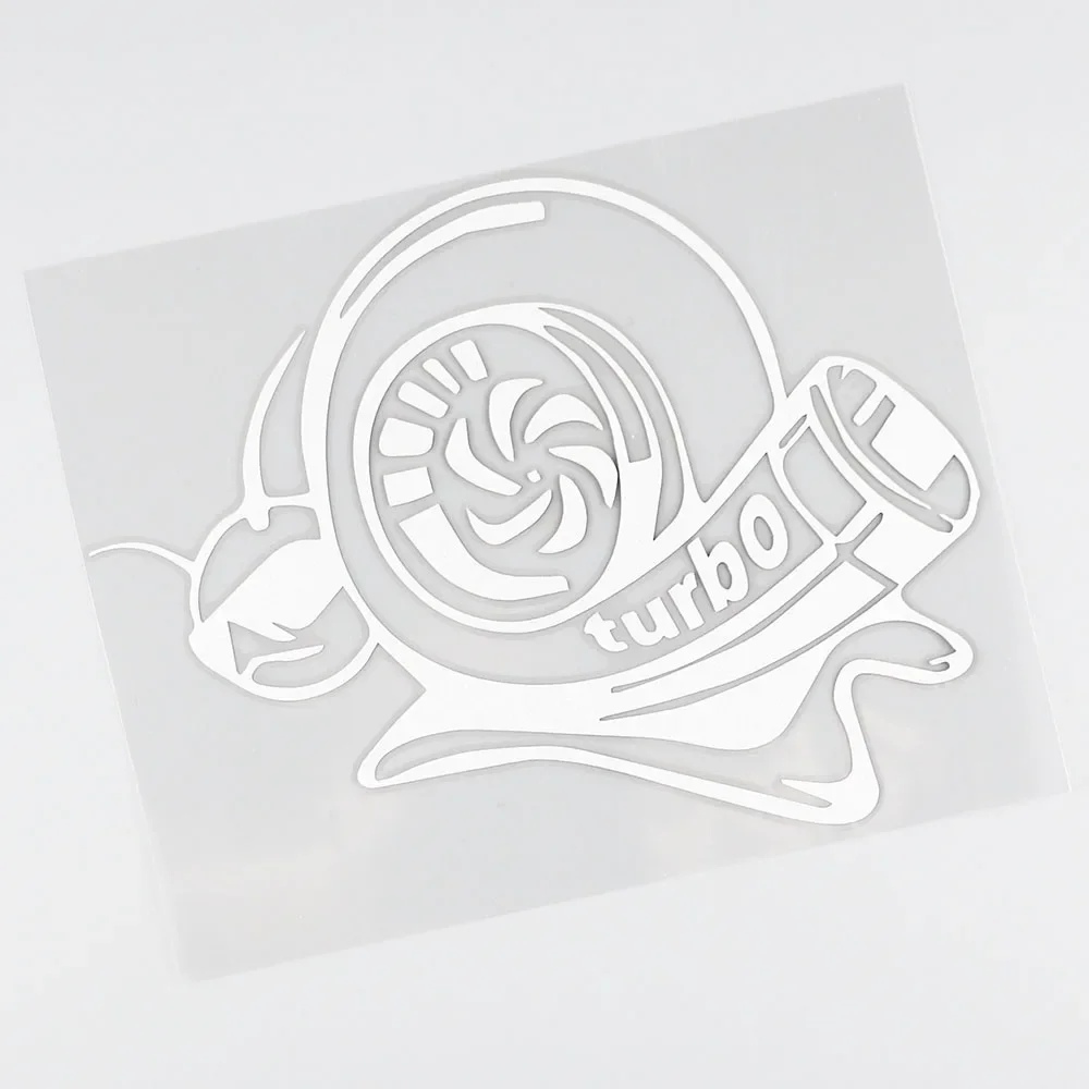 Vinyl Decal Funny Car Sticker Turbo Super Snail Black Silver various sizes