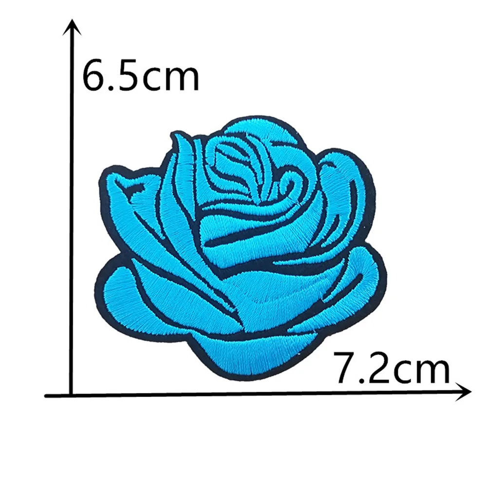 Hot melt adesivo stiratura ricamo pianta fiore modello tessuto patch fai da te sewable abbigliamento decorativo patch patch