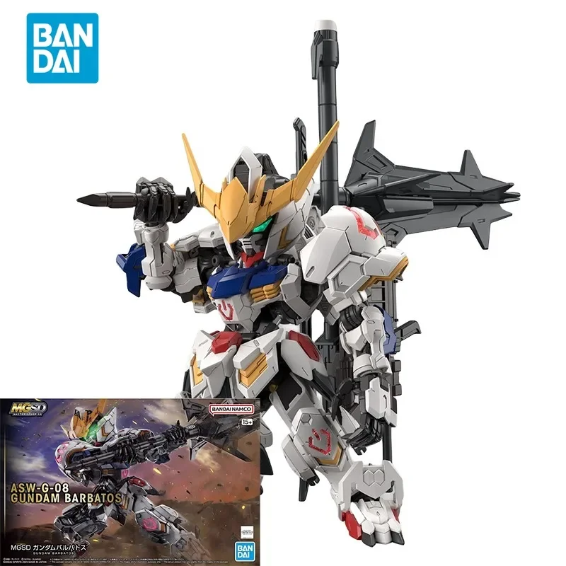 Bandai Original GUNDAM Anime Model MGSD Series ASW-G-08 GUNDAM BARBATOS Action Figure Assembly Model Toys Gifts for Children