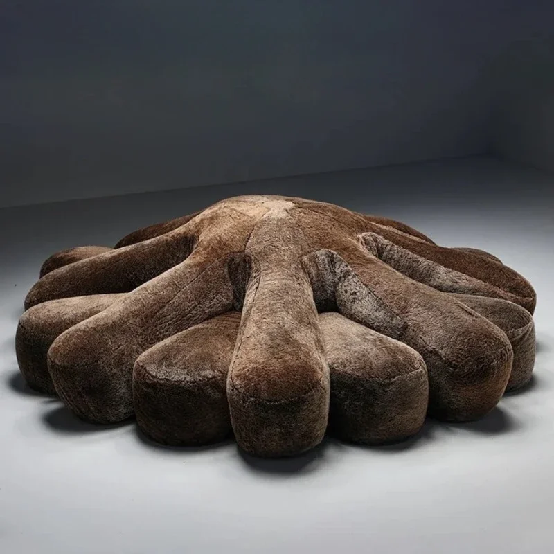Retro design special-shaped niche studio module combination multi-form octopus cloth sofa