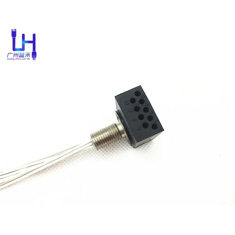 MCLPBH9F Subsea Waterproof Electrical Connectors ROV Bulkhead Socket Underwater Power Connector Seacon for Deep sea application