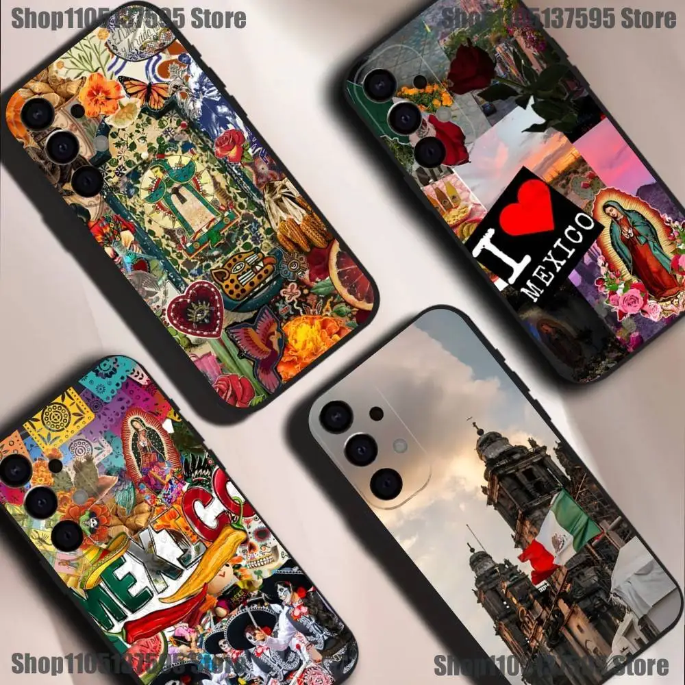 

Viva Mexico Phone Case For Samsung S25,S24,S21,S22,S23,S30,Ultra,S20,Plus,Fe,Lite,5G Black Cover