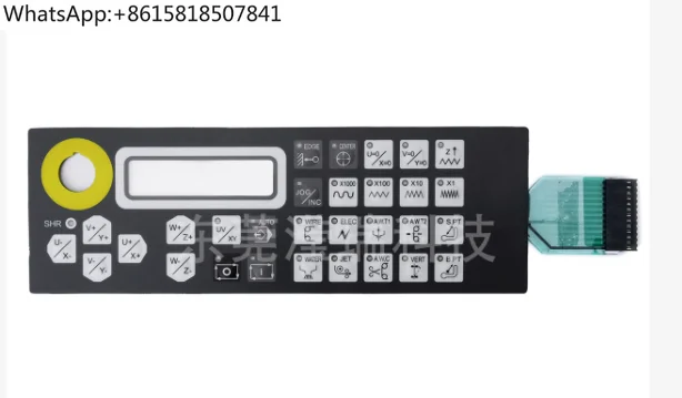 Excetek machine use Remote control button sticker (horizontal type,vertical type) Excetek spare parts Manual Control Box Sticker