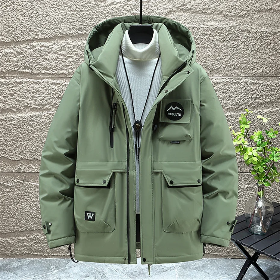 10XL Plus Size Parkas Men Winter Thick Jacket Coat Waterproof Parkas Male Fashion Casual Thick Parkas Male Big Size 10XL