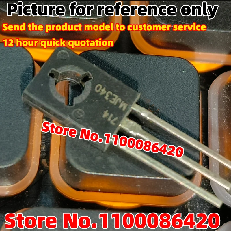 100PCS (50PCS MJE340 +50PCSC MJE350 )  MJE340 MJE350 TO-126 Original disassembling machine Audio chipIC