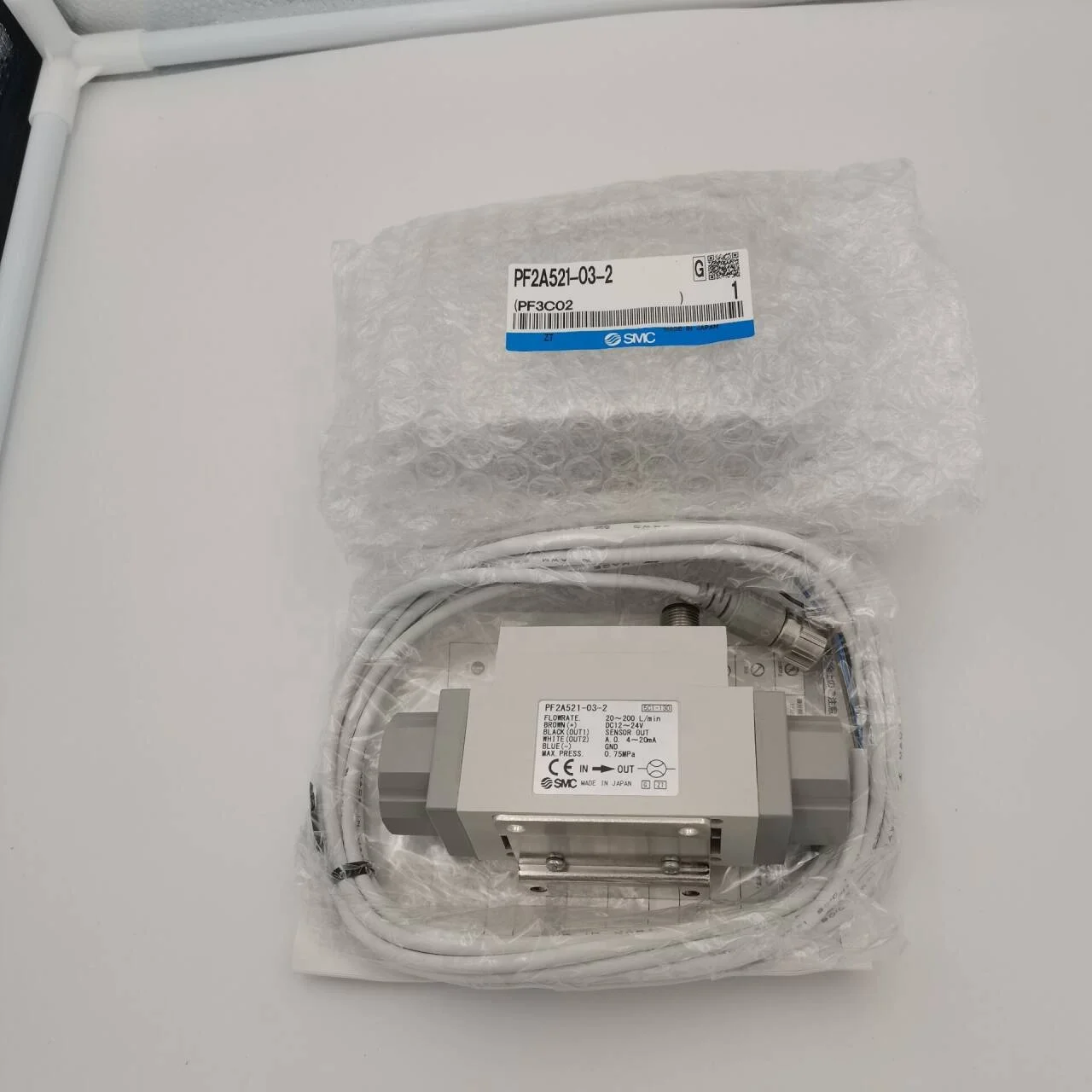 Original SMC Genuine Air Flow Switch PF2A550-02-1 PF2A721-03-27 Separate Digital Flow Switch