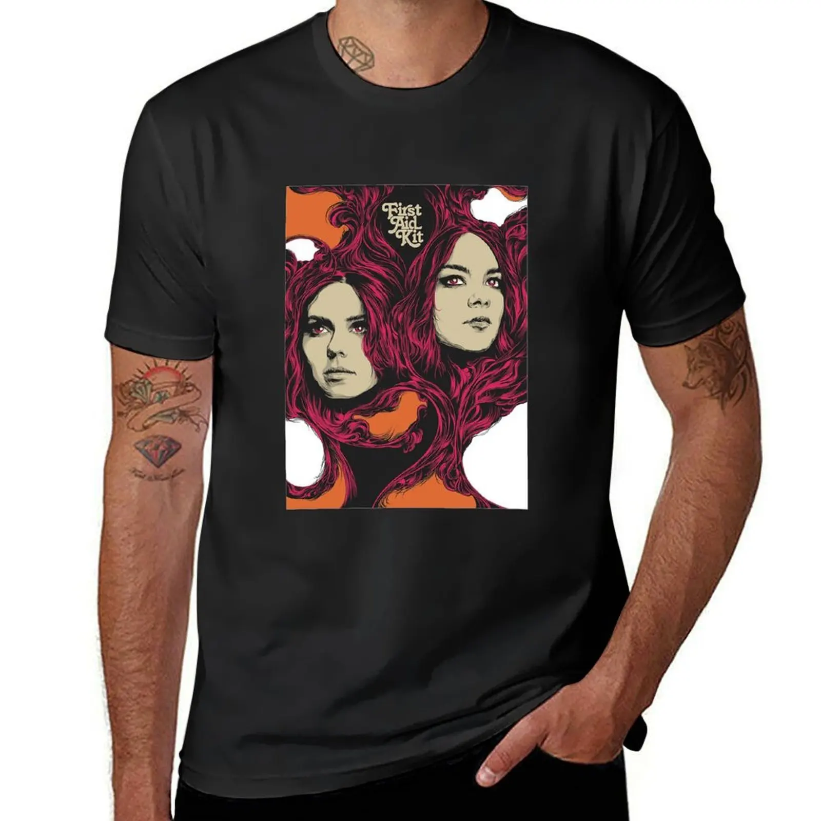 

First Aid Kit Band T-Shirt customs custom shirt quick drying mens graphic t-shirts