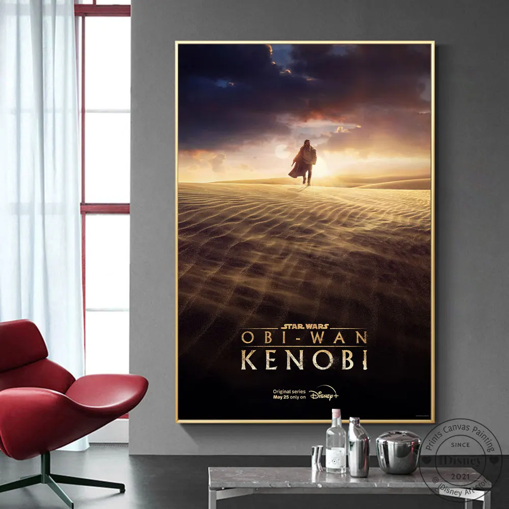 Disney Marvel 2022 Star Wars Poster OBI-WAN KENOBI New Movies Prints Canvas Paintings Wall Art Room Home Decoration Fans Gift