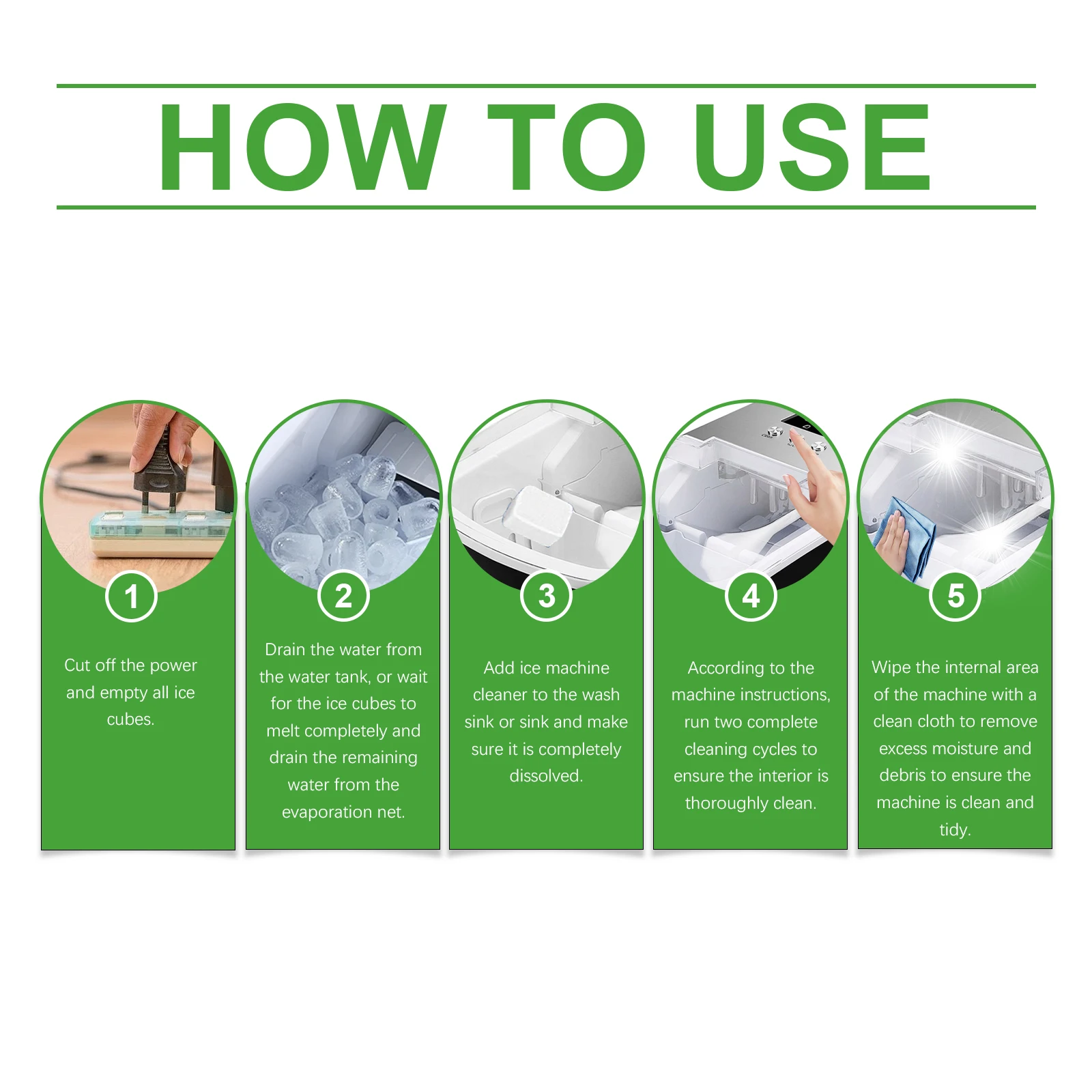 Рисунок 6 - Таблетки для чистки нежного льдогенератора