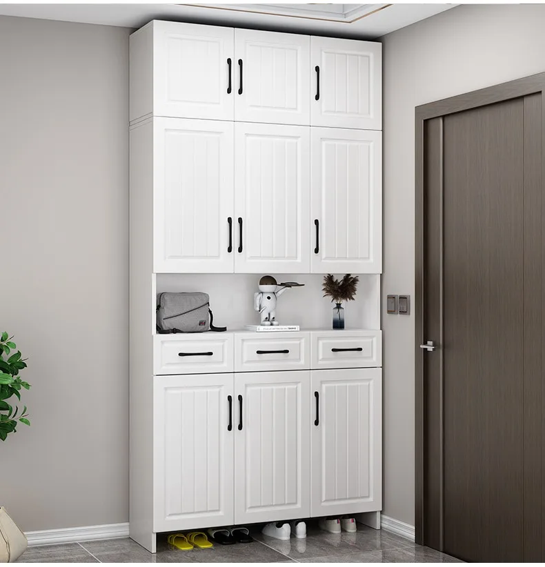 Eingangsschrank, Tür für den Heimgebrauch, einfacher Aufbewahrungsschrank mit großer Kapazität