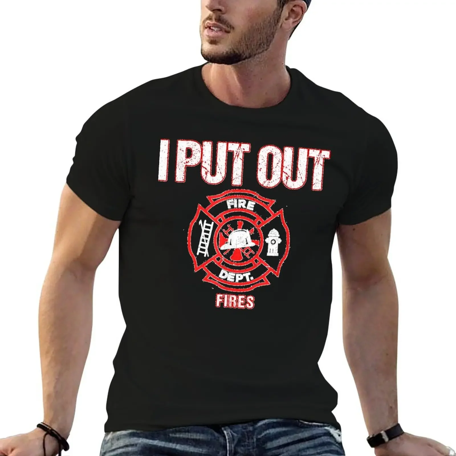 

Halloween Costume Funny Firefighter I Put Out Fires Firemen Classic T-Shirt tees animal prinfor boys sweat shirts, men