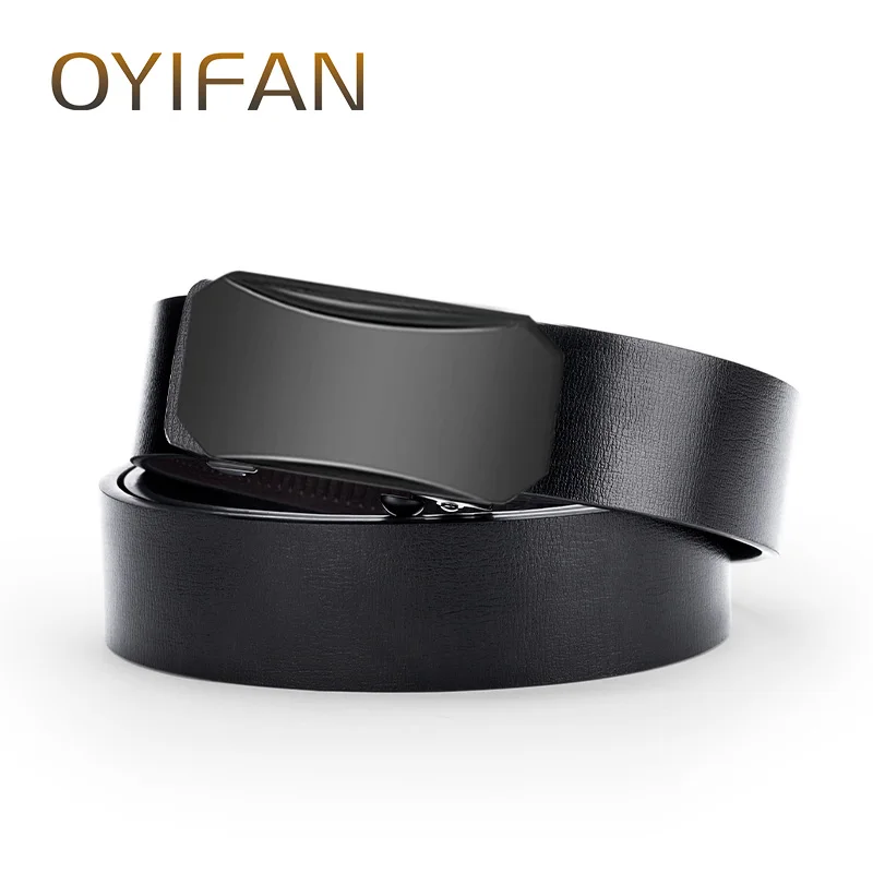 OYIFAN Men's Designer Belt Automatic Belt Convenient and fashionable style can be matched with suit pants and jeans