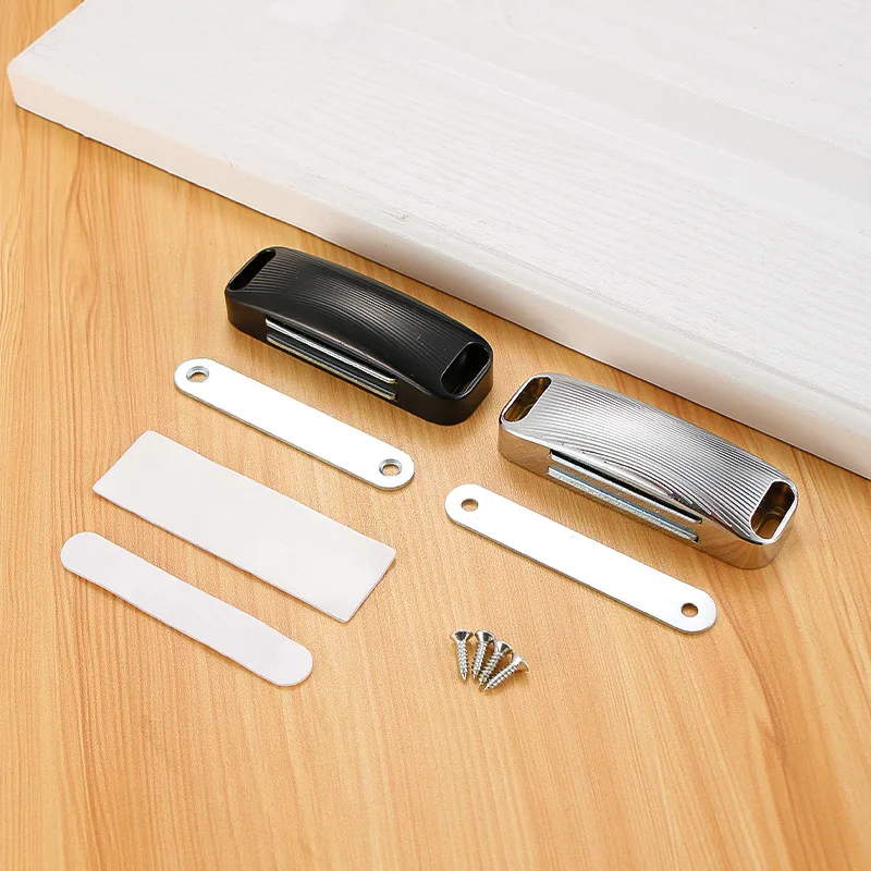 Zinc alloy large cabinet suction cabinet door magnetic suction strong wardrobe door without punching magnetic shock beads