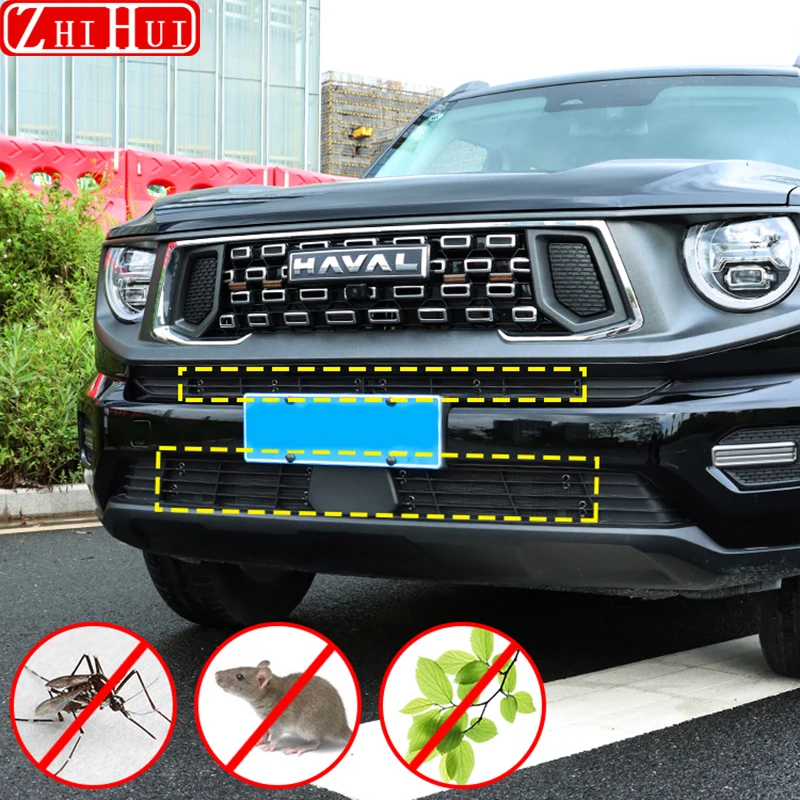 

For Haval Dargo II 2024 2025 2nd Gen Car Front Grille Insect Proof Net Radiator Condenser Protective Cover Auto Accessories