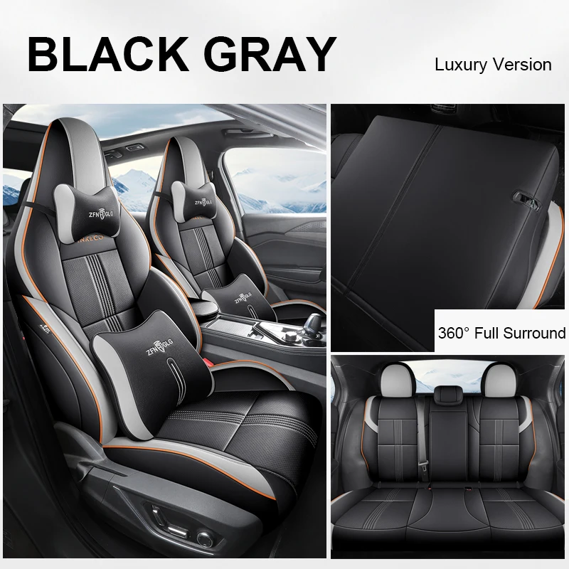 Custom Fit Auto Accessoires Stoelhoezen Full Set Kunstleer Voor Lynk & Co 01 Ev 2021-2024 Met Voor-En Achterste Rij Fullset