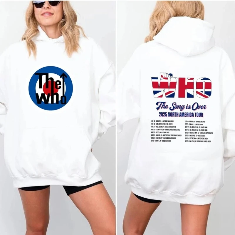 

Осенне-зимняя толстовка с капюшоном The Who Concert Tour 2025 года, подарок для членов фанатов-клуба Supreme Wholigan