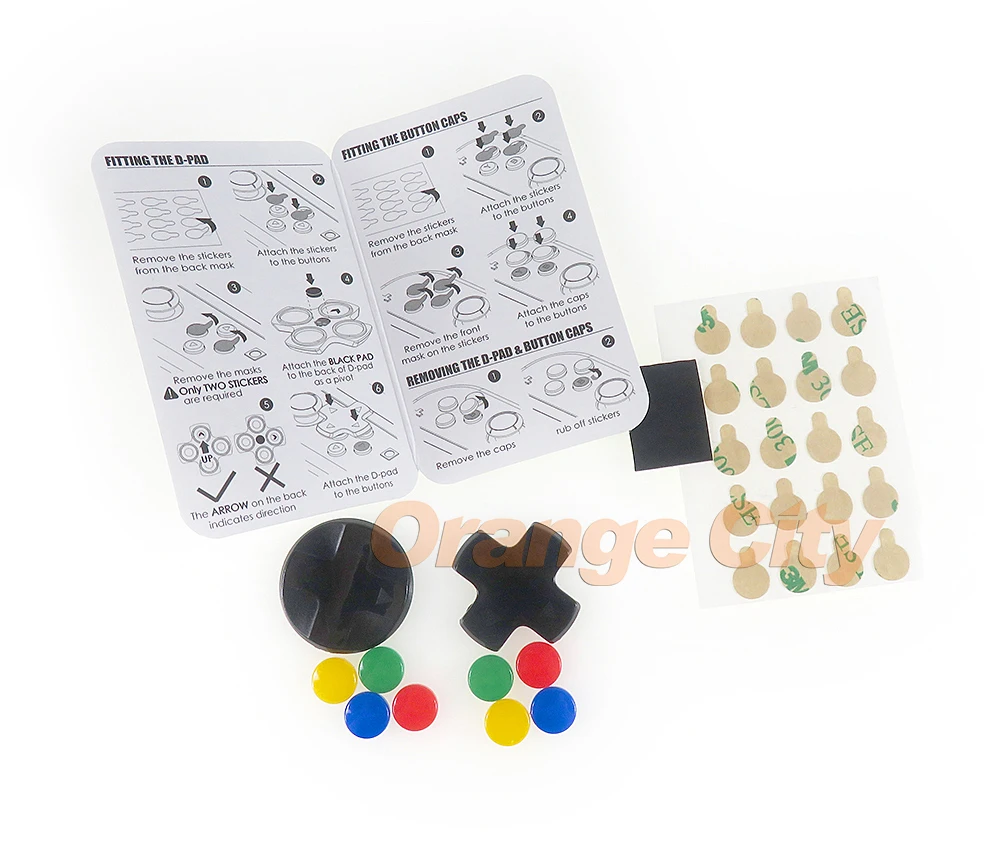 

10sets ABXY Sticker D-pad Move Direction Key Cross Protective Cover Sticker For Nintend Switch NS Skin Dpad Button Repair Parts
