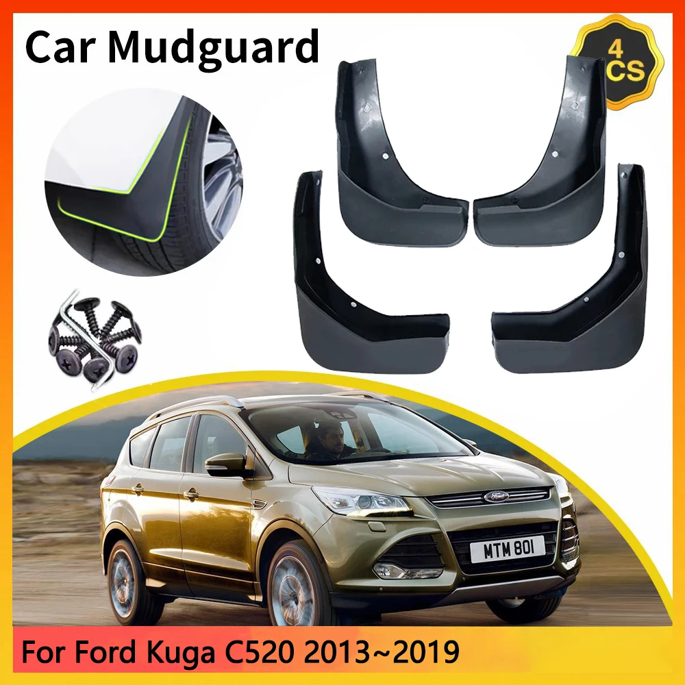 

For Ford Kuga Escape C520 MK2 2th 2Gen 2013~2019 2014 2015 Car Mudguards Mudflap Mudguard Splash Guards Mud Flaps Fender Auto