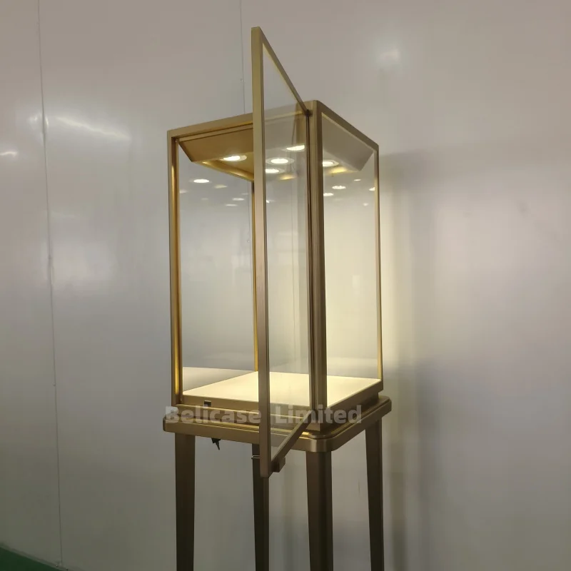 (Customized) customize glass jewelry display retail shop jewellery shop furniture luxury jewelry cabinet display showcase