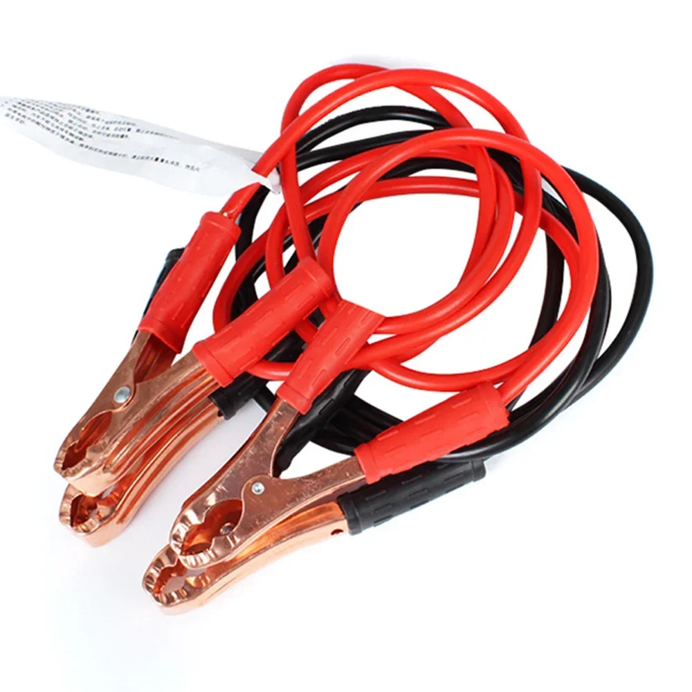 Battery Jump Cable Car Battery Clip 480G Alligator Clip Battery Cord Emergency Jump Starter Car With Firewire 500A Cable Clamps