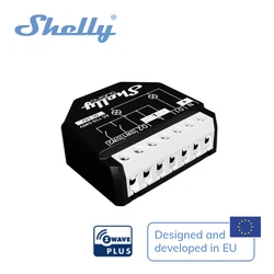 Shelly Qubino Wave 2PM AU/EU Z-Wave smart switch 2 channel 16 A Control measure power consumption wide range home appliances