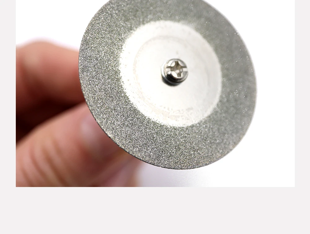 10 Stück/Packung Diamantsägeblätter Schaft 3mm 20/25/30/35/40/50mm Sägebits Kleine Diamantschneidklingen – Detail 9