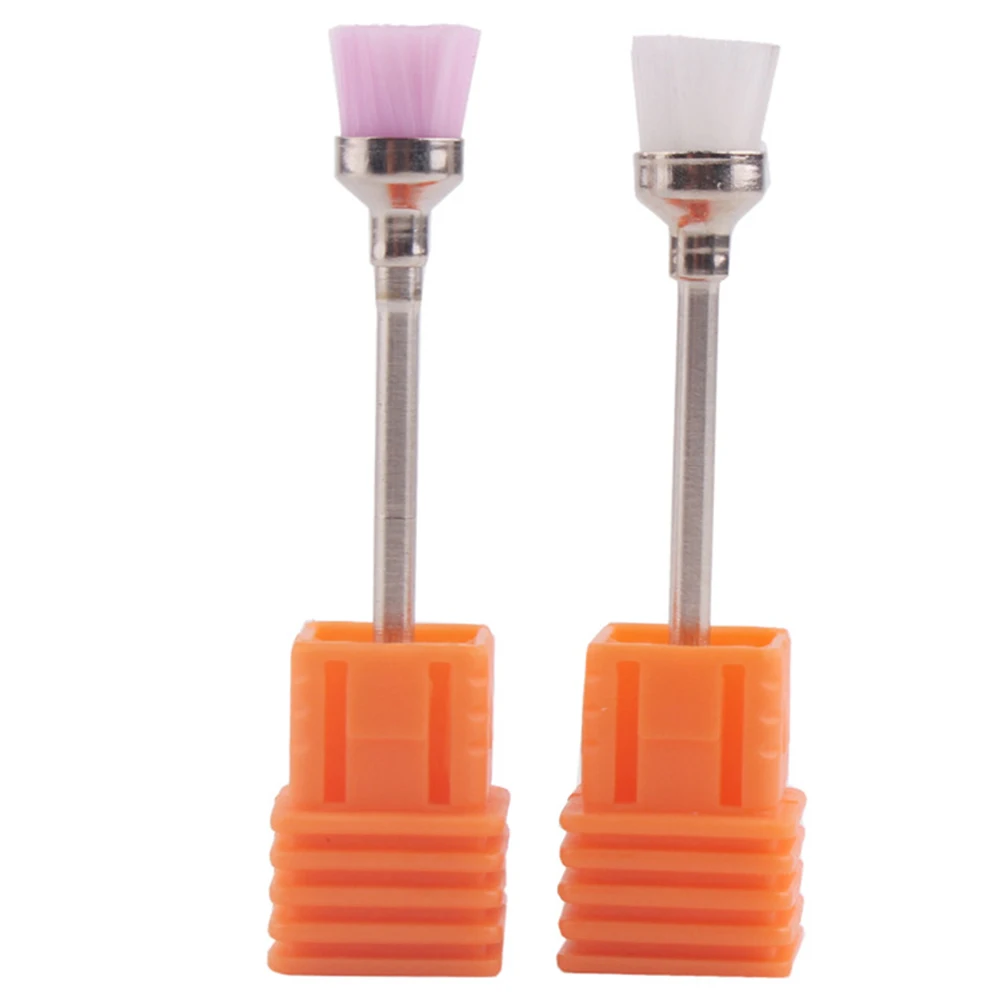 Brosse de polissage des ongles, outil professionnel de nettoyage de manucure, dépoussiéreur Portable pour Nail Art, accessoires de traitement de pédicure, 4 pièces