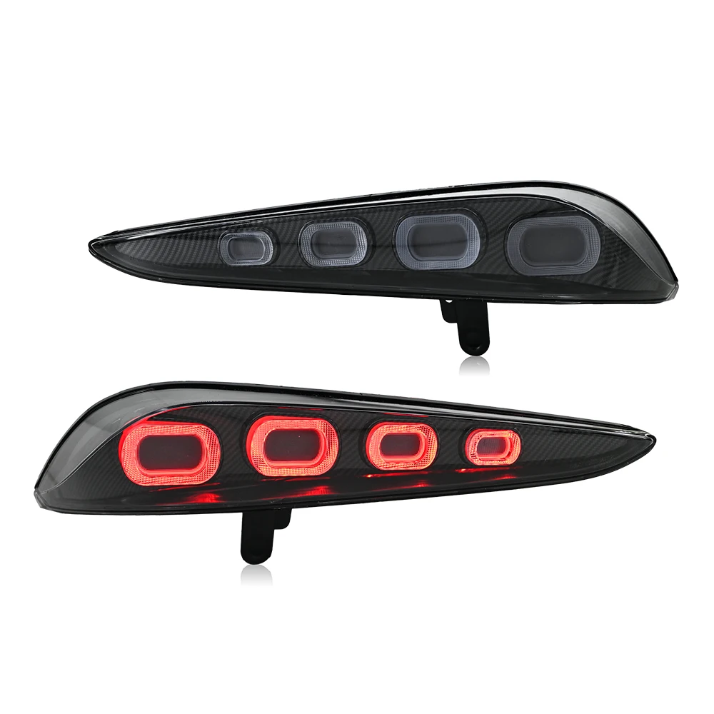 

Прозрачный светодиодный задний фонарь из кабонового волокна для Toyota GR Supra MK5 A90 A91, задний фонарь с последовательным индикатором в сборе DRL 2020-2025 гг.