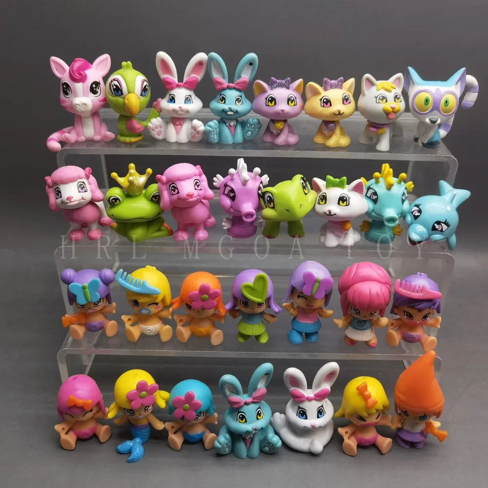 Oryginalny 2 sztuk/5 sztuk/10 sztuk/20 sztuk/zestaw Famosa dwustronna osoba lalka Pet DIY dom dla dzieci dziewczyny prezenty zabawki