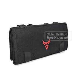 Motorcycle Tool Roll Bag Portable Motor Saddlebag Side Tool Waterproof Folding Storage Bag Pouch Outdoor Travel Repair Work Tool