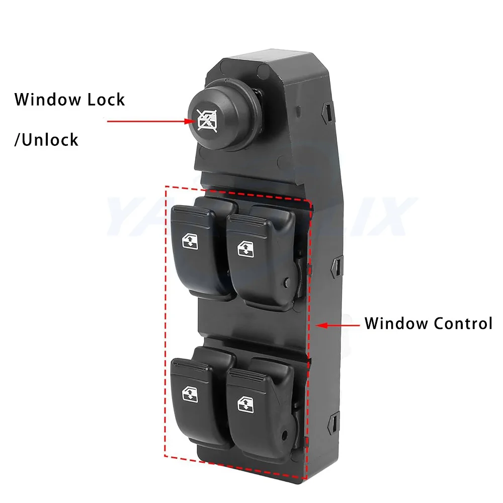 202005158 Electric Power Window Control Switch Lifter Button for Chevrolet Aveo Sedan Hatchback Pontiac G3 Wave 2007 2008-2011