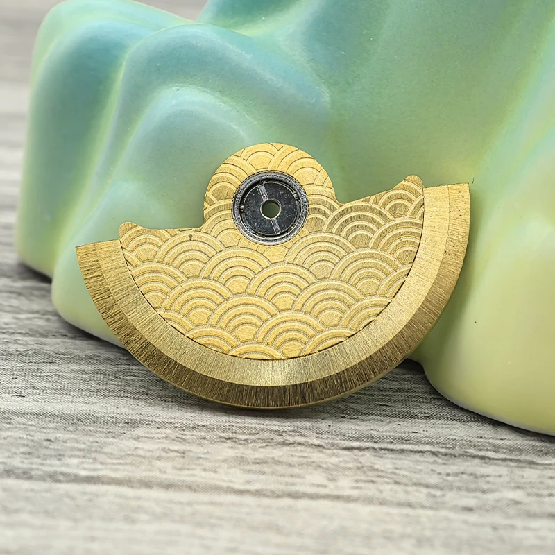 Wavy Pattern NH34 NH35 Movement Automatic Hammer Rotor Fits NH36 NH38 NH70 4R35 6R 7S26 Movement Automatic Rotor Retrofit Parts