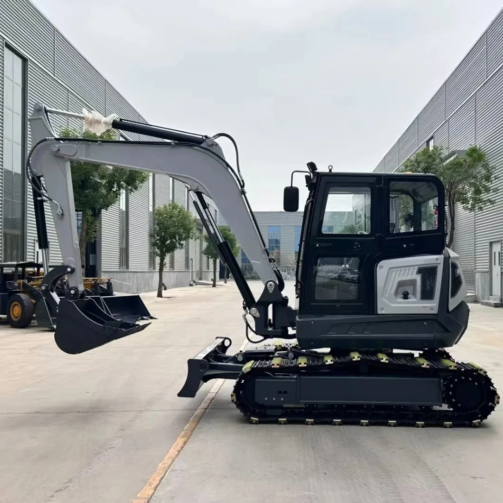 ใหม่ 6.5 ตัน Mini Excavator Kubota เครื่องยนต์ Excavator มี CE/ยูโร 5/EPA Compliance Certificate โรงงาน Outlet