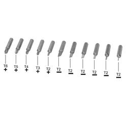 11pcs 5/32 Inch Hex Shank Screwdriver Bits Set Phillips Slotted Screwdriver S2 Alloy Steel Screw Driver Kit Repairing Hand Tools