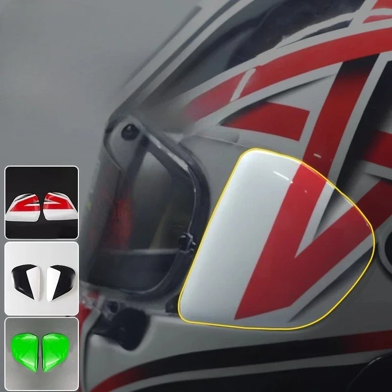 

Motorcycle Helmet Earplate Air Vent Air Vent Cover Front Vents Street Small Spoiler for Arai RX7X ARAI