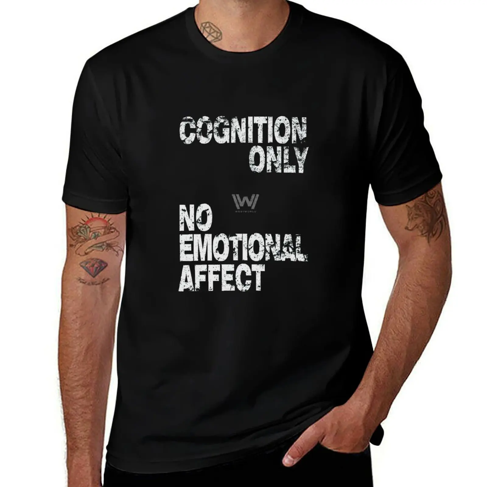 Cognition only, no emotional affect T-Shirt Lightweight Running Sports T-Shirt