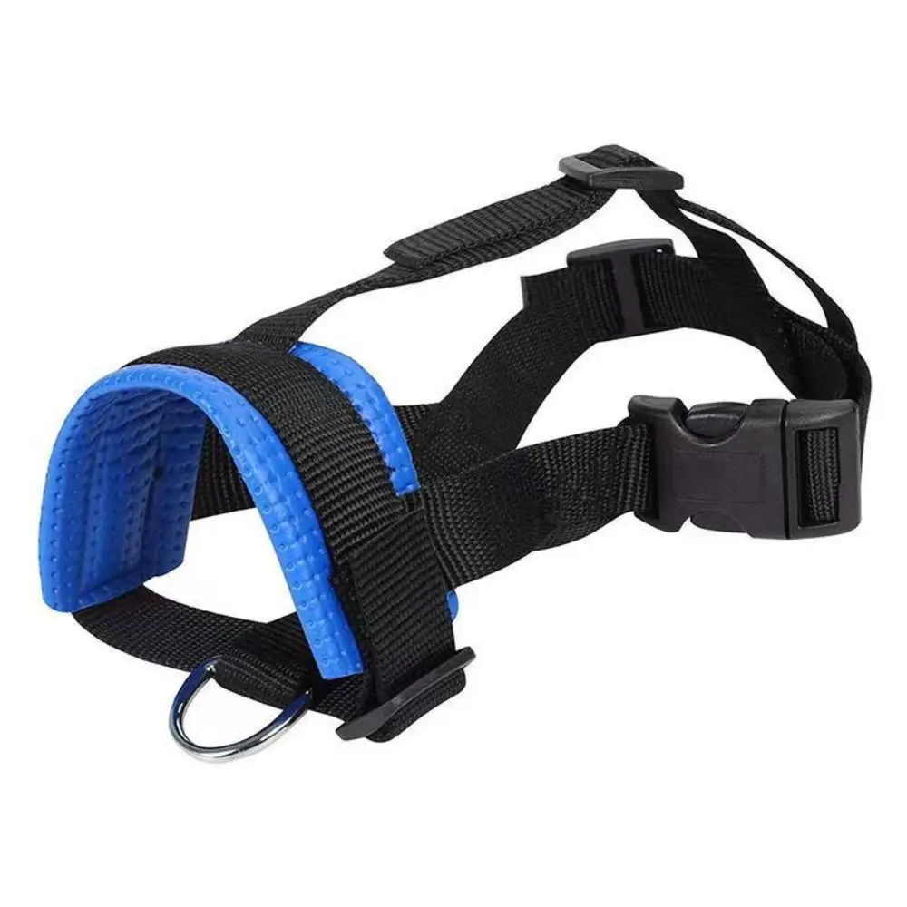 

Safe Nylon Adjustable Gentle Anti-biting Anti Barking Dog Muzzle Collar Muzzle Pet Mouth Mask Halter Leash