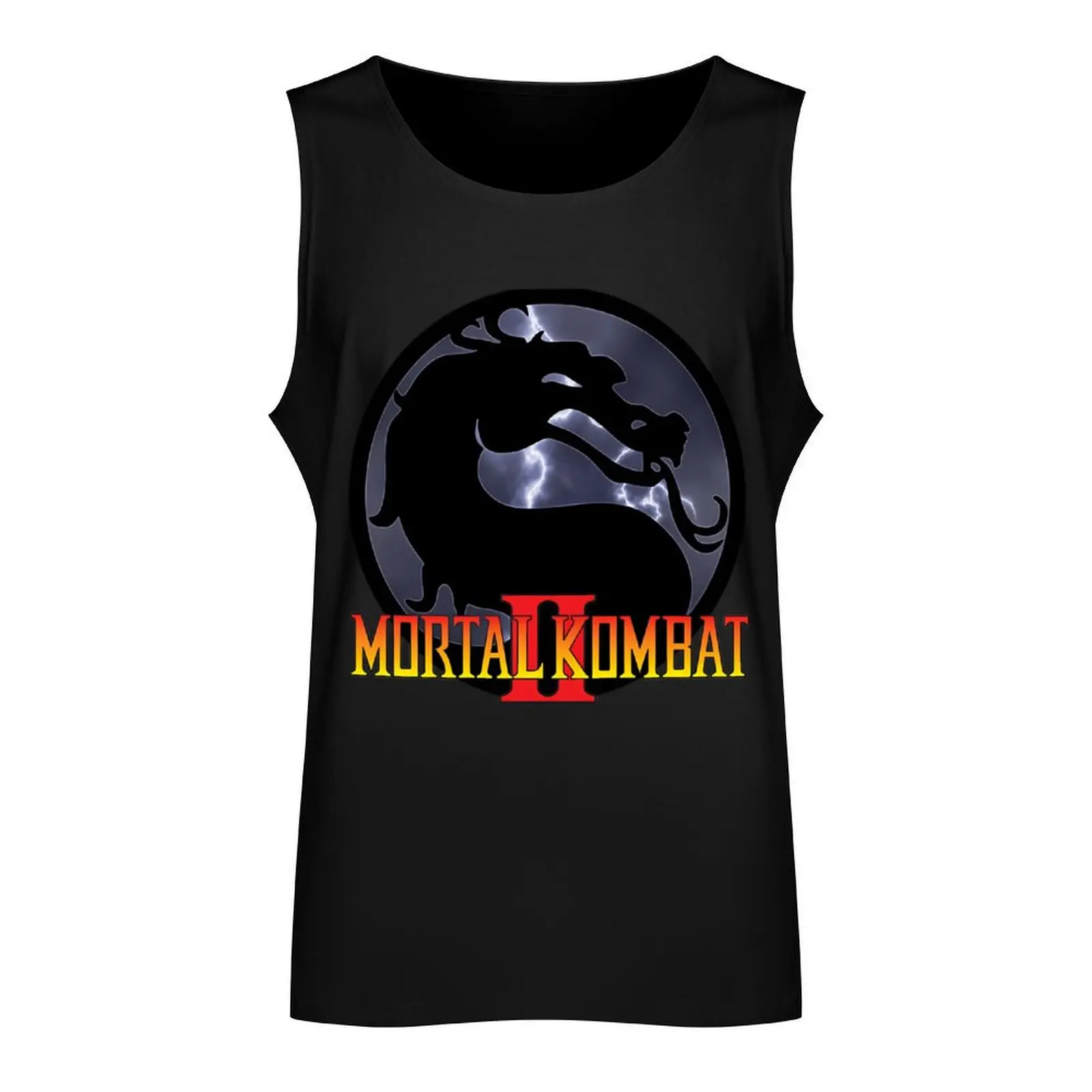 Mortal Kombat II Tank Top bodybuilding t-shirt Men's summer t-shirt summer clothes man 2025