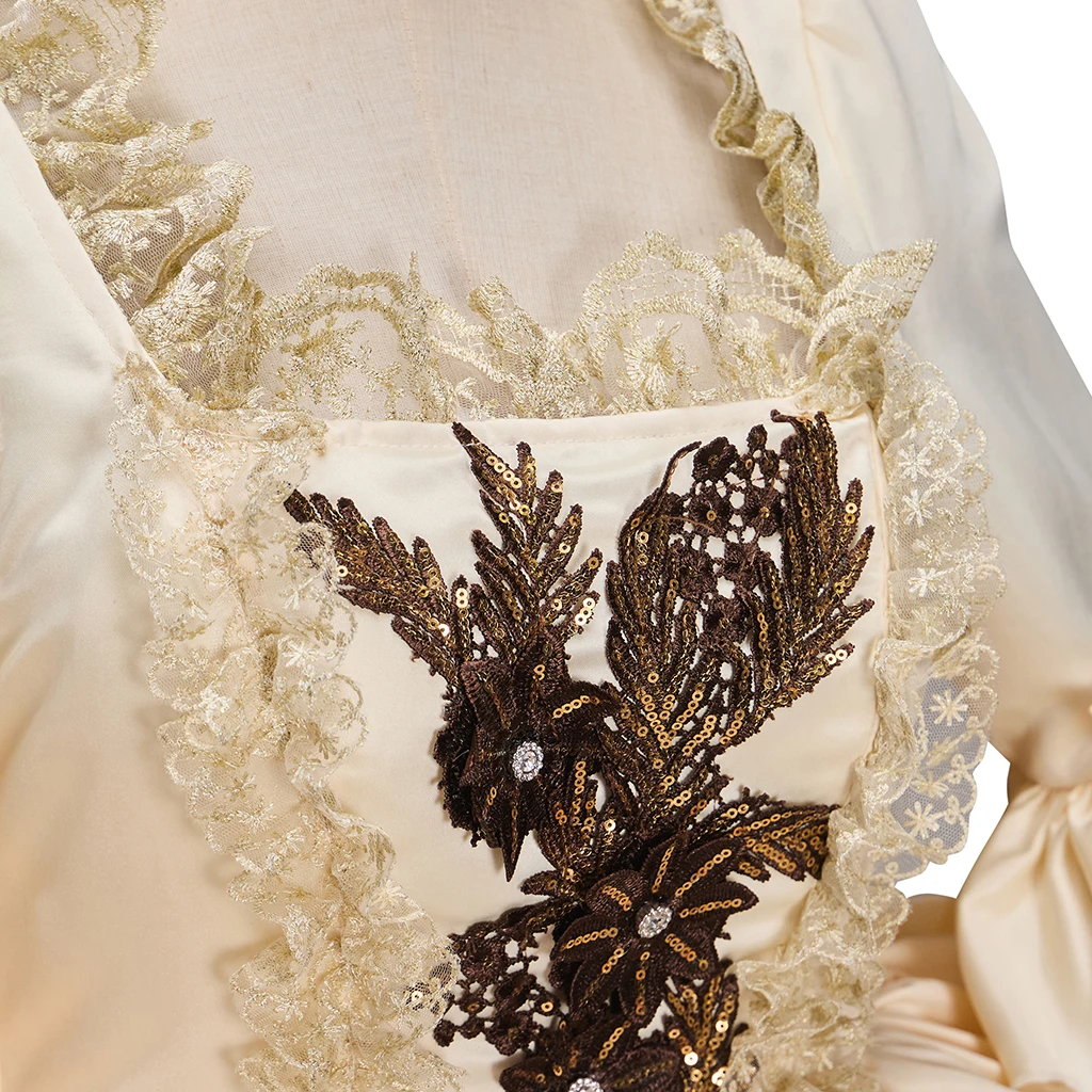 Rococo Marie Antoinette Queen Dress 1770s Noble Women Ball Gown Princess Royal Court Robe la Francaise Sack Back Dress - view 5