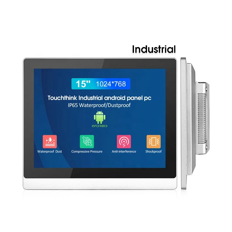 

Industrial Android POS Terminal 15" inch all in one Panel pc with rs233 15 open frame touch computer