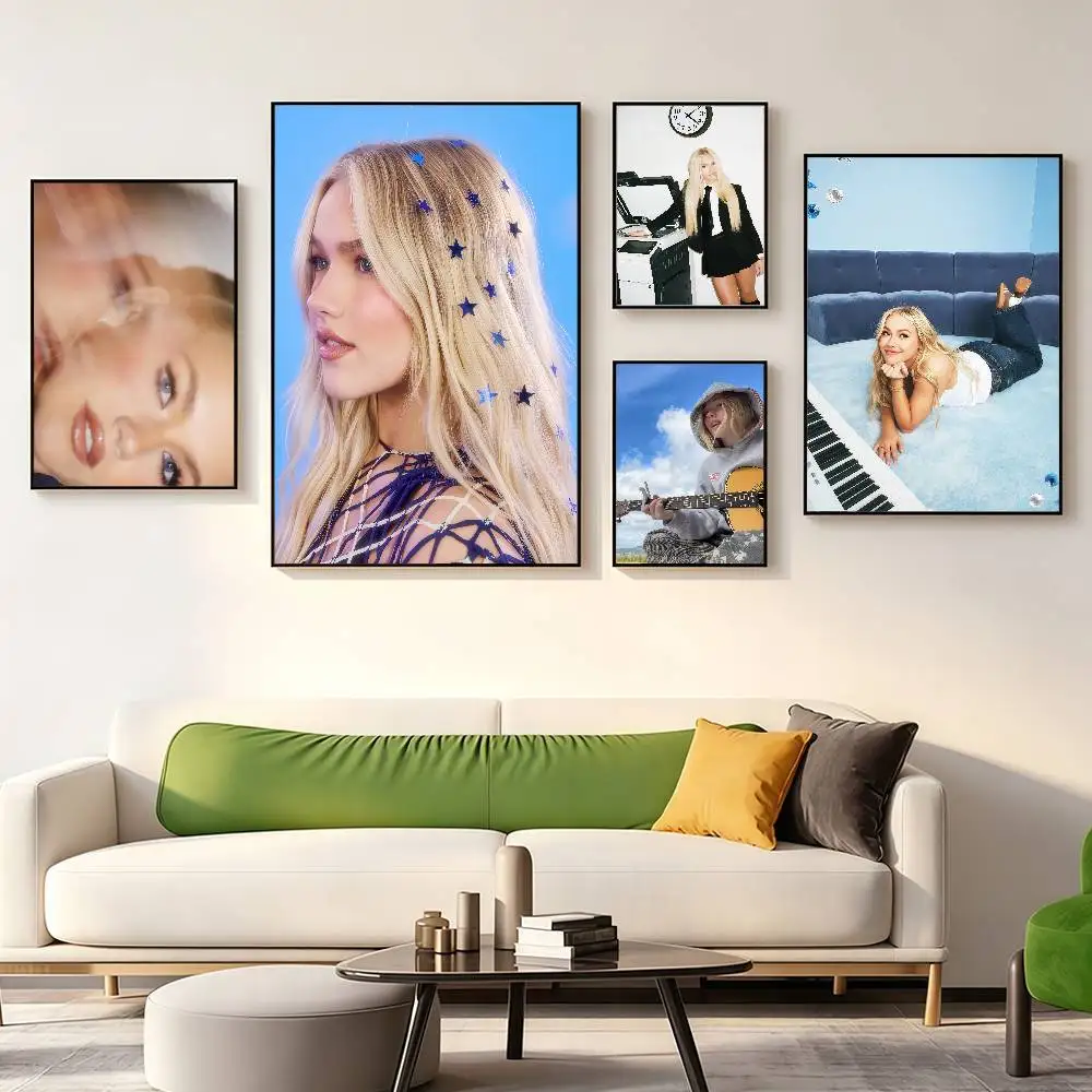 singerF-Freya S-Skye Posters Wall Art Retro Painting Home Room Cafe Club Dorm Wall Decor