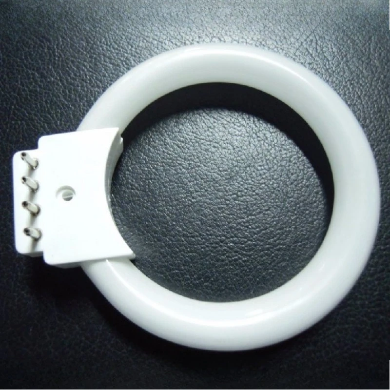 2PCS Microscope Ring Lamp Light Source Fluorescent Lamp Replace Tube Inner 67.5mm 8W Tools