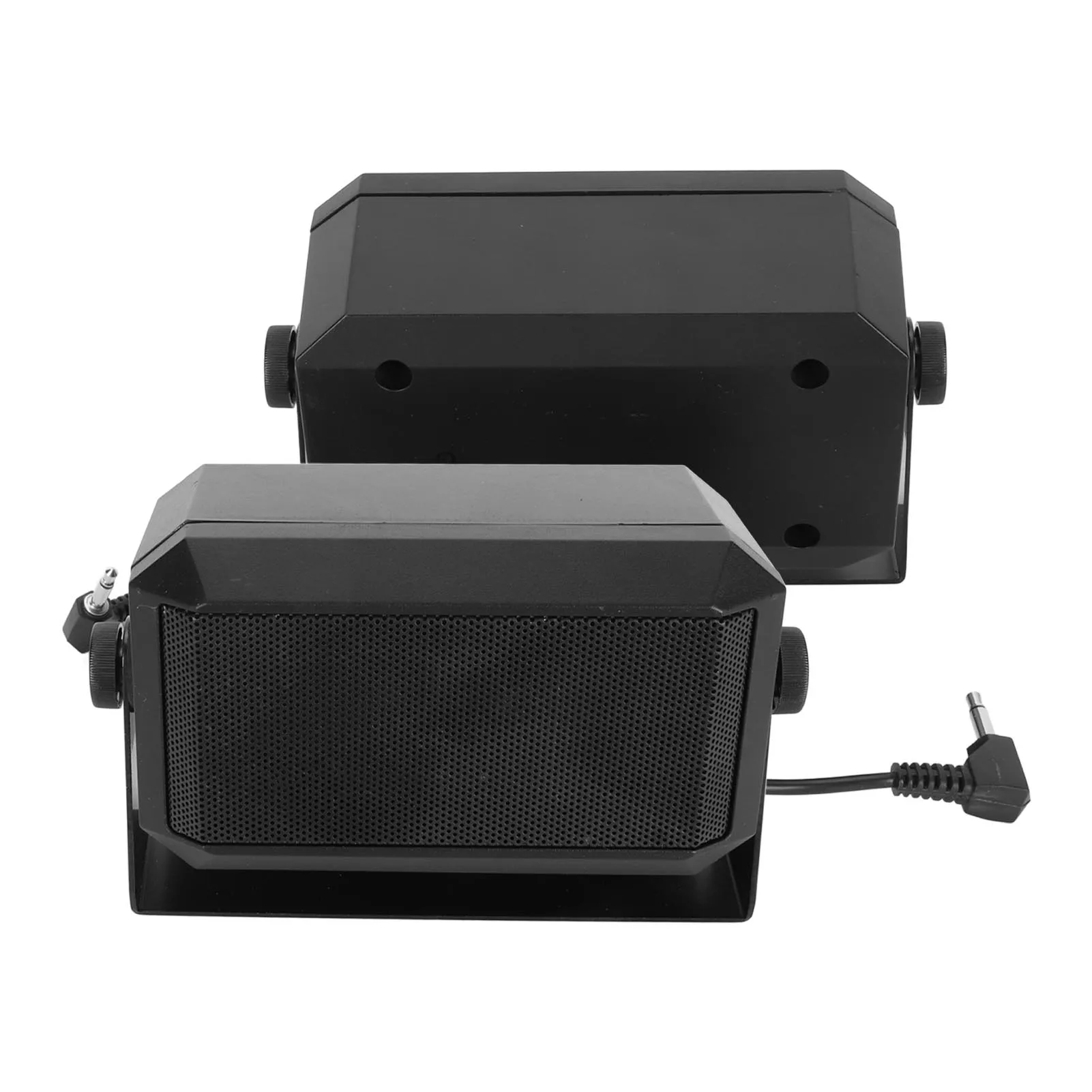 Altoparlante Esterno 1W Per Autoradio E CB Con Spina 3,5mm E Base Adesiva – Compatibile Con Yaesu, Kenwood, ICOM (7x7x2,2 Cm)