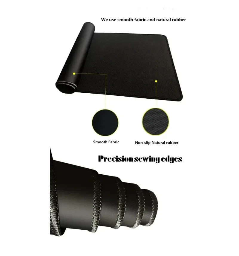 لوحة ماوس مخصصة كبيرة لطاولة ألعاب مكتب الكمبيوتر الحصير المطاطية المضادة للانزلاق لوحة مفاتيح الألعاب ماوس منصات مكتب طويلة
