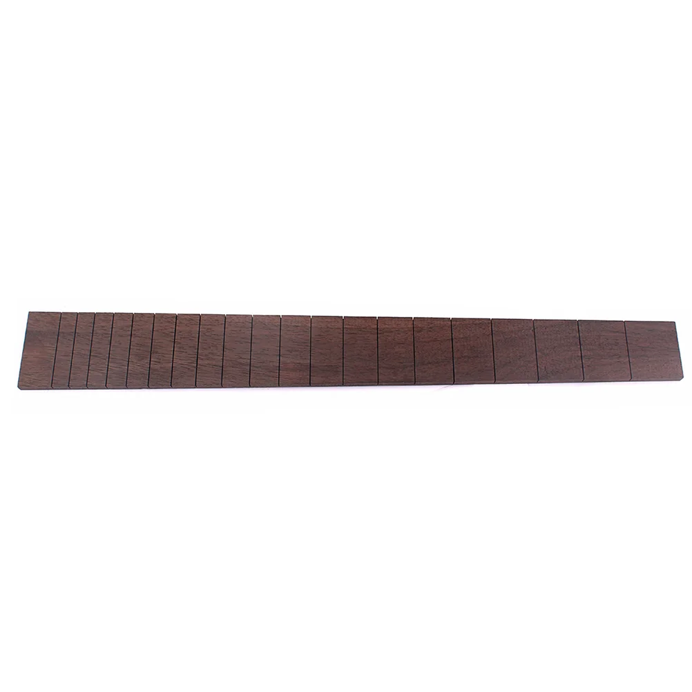 GSD113 20 Frets Semi-finished Rosewood Guitar Fingerboard Fretboard Blank Plate for Guitar Bass (Coffee)