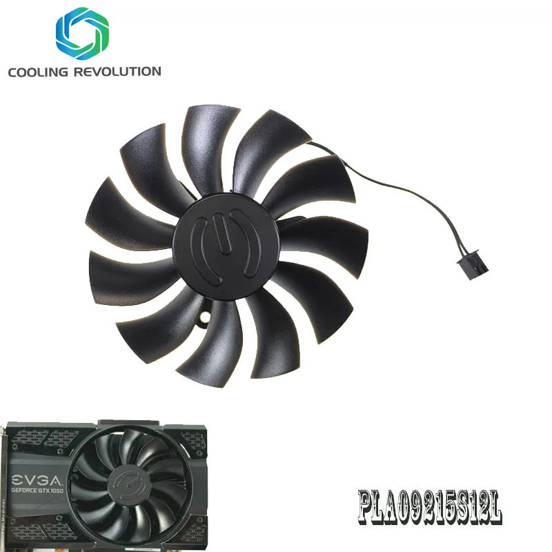 

87MM PLA09215SL DC12V 0.20A 2Pin fan for EVGA GEORCE GTX 740 750 750ti 1050 1050 Ti GAMING Graphics card fan